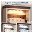 thumbnail image 5 of 72" Home Coffee Bar Cabinet with LED Light, Tall Farmhouse Coffee Bar Hutch with Storage, Sideboard Buffet Cabinet with Microwave Stand/Glass Shelf/6 Hooks/3 Drawers for Kitchen Living Dining Room, 5 of 7