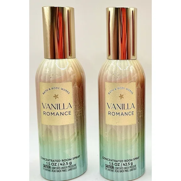 Bath & Body Works Room Spray Vanilla Romance SET OF TWO (2)