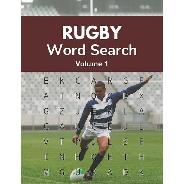 Rugby Word Search Rugby Word Search Volume 1 Large Print Puzzle Book For Adult And Teenage Rugby Union Fans Series 1 Paperback Walmart Com Walmart Com