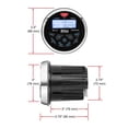 thumbnail image 6 of BOSS Audio Systems MGR350B Gauge-Style Marine Bluetooth Receiver, Weatherproof Boat Stereo, 6 of 7