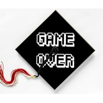 Game Over, Gamer, Graduation Cap Topper Decoration, Graduation Gift