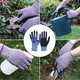 thumbnail image 5 of Pares de guantes de jardinería universales, guantes de trabajo antideslizantes de protección laboral, 5 of 6