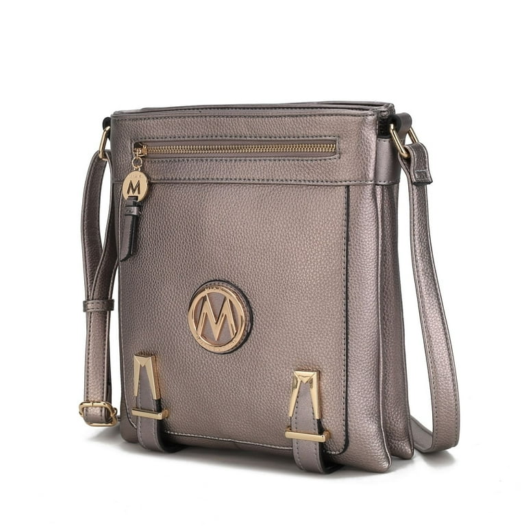 Greta large hot sale pebbled leather satchel