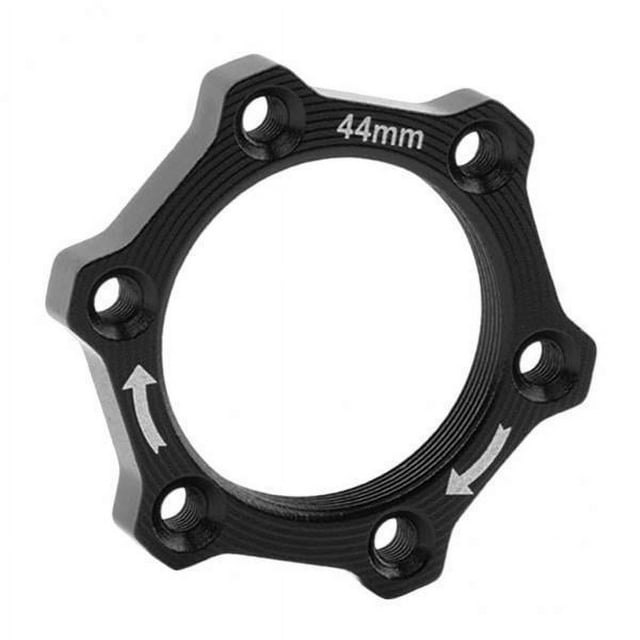 koolsoo 3-4pack Aluminium Bike Threaded Hubs Disc Brake Rotor Adapter Base Black 4 Pcs