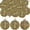 Antique Bronze, variant on 50pcs Religious St. Benedict Medals Charms Vintage Alloy Double-Sided Round Saint Jesus Dangle Pendants for DIY Necklace Bracelet Jewelry Making Supplies, Antique Bronze