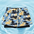 thumbnail image 4 of Big & Tall Workout Shorts With Liner Men 2 In 1 Gym Athletic Shorts Stretch Quick Dry Running Bottoms, 4 of 4