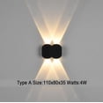 thumbnail image 5 of Lámpara de pared LED de 4 W, 6 W y 8 W para interiores y exteriores, estilo minimalista moderno, resistente al agua IP65, con 3 años de garantía, CA 85-265 V, 5 of 5