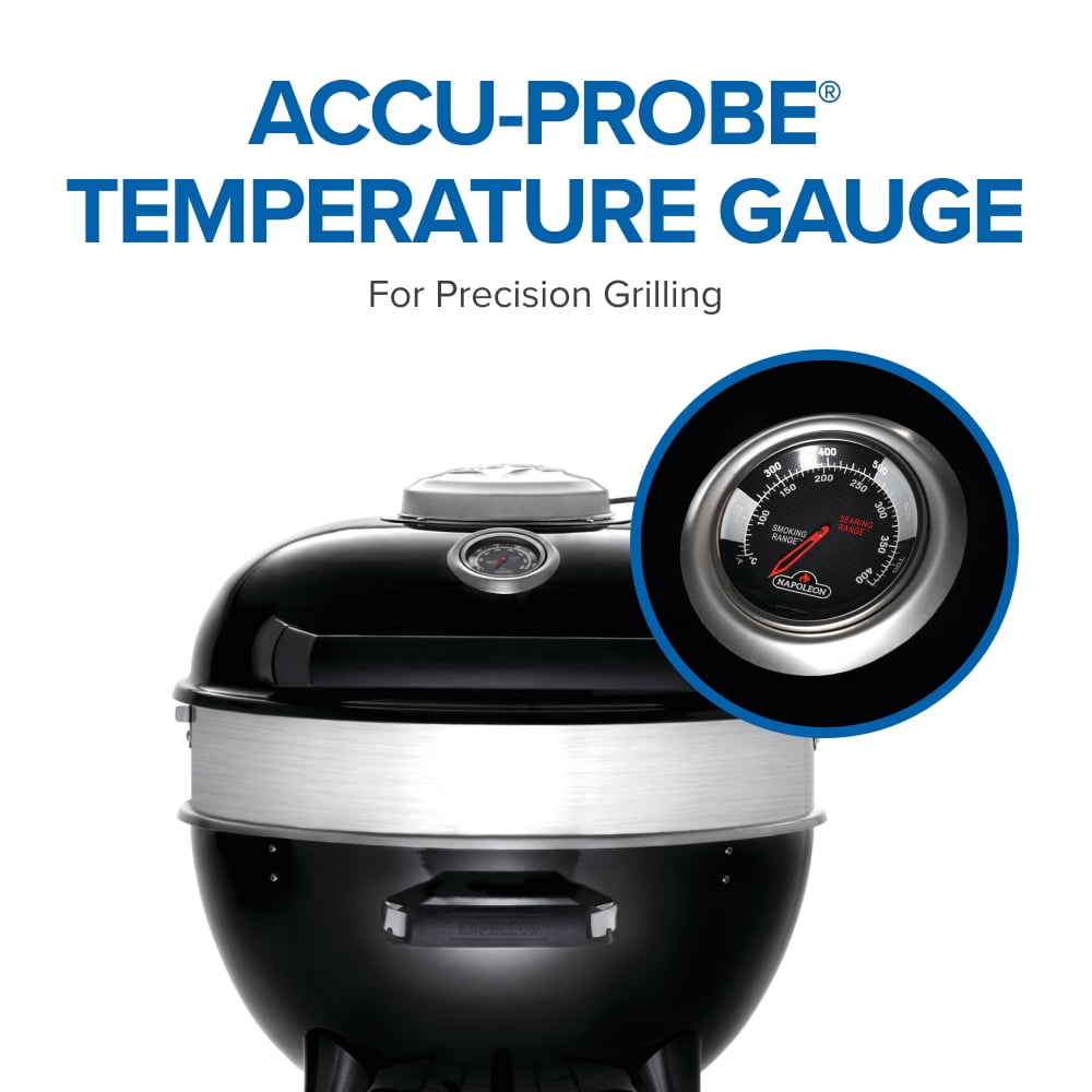 NAPOLEON 18 in. PRO18 Kettle Charcoal Grill in Black