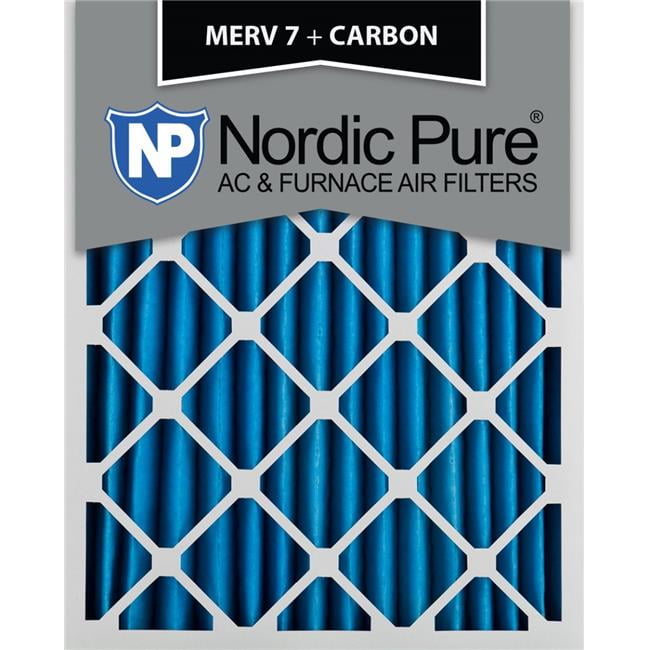 Nordic Pure 25x25x2 MERV 12 Pleated AC Furnace Air Filters 3 Pack 