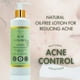 thumbnail image 2 of Acne Control Natural Body Lotion - Acne Relief, Oil-Free & Lightweight Moisturizer - 8 oz by LatherGreen, 2 of 6