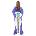thumbnail image 6 of Catalonia Wearable TV Blanket with Sleeves Arms & Feet pockets for Adult Micro Plush Fleece Large Wrap Throw Robe 68" x 53", 6 of 7