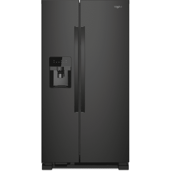 Whirlpool WRS555SIHB 25 Cu. Ft. Freestanding Side by Side Refrigerator