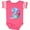 Football Pink and White, variant on Inktastic Second Birthday Mermaid Girls Baby Bodysuit
