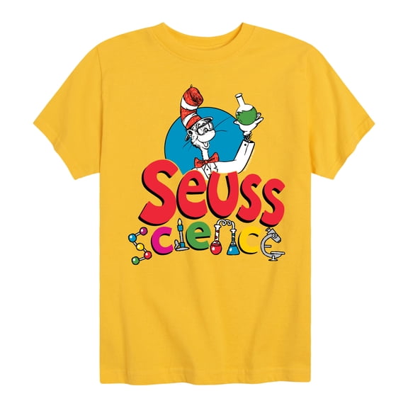 The Cat in the Hat - Seuss Science - Toddler And Youth Short Sleeve Graphic T-Shirt