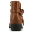 thumbnail image 4 of Journee Womens Devina Almond Toe Block Heel Comfort Ankle Booties, Widths Available, 4 of 10