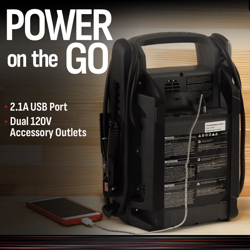 Schumacher Electric DSR Pro 2250A Heavy-Duty Car Battery Jump Starter and Portable Power Station, For 12V Automotive and Marine Batteries, DSR167