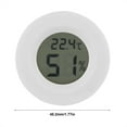 thumbnail image 4 of Compteur Numérique LCD Intérieur Rond Température Humidité Thermomètre Hygromètre pour Reptile Incubateur Animal de Compagnie, 4 of 9