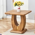 thumbnail image 2 of Wood - colored MDF side table / In home entertainment area / Safe and multifunctional use, 2 of 6