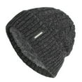 thumbnail image 2 of Yirtree Mens Daily Beanie Hat with Earflaps Warm Winter Hats Knit Skull Cap Color Cold Resistant Woolen Yarn Autumn Winter Men Beanie Cap for Outdoor, 2 of 8