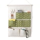 thumbnail image 2 of Bolsas de almacenamiento colgantes Tela de algodón | Organizador de pared multicapa | Bolsillos varios detrás de la puerta | Transpirable Lavable Duradero | 49x35cm | Uso de dormitorio de RV en el, 2 of 8