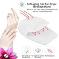 thumbnail image 4 of Secador de uñas portátil, máquina de esmalte de uñas, secador de uñas de Gel de esmalte de uñas de secado rápido, soplador para uñas de los pies, 4 of 5