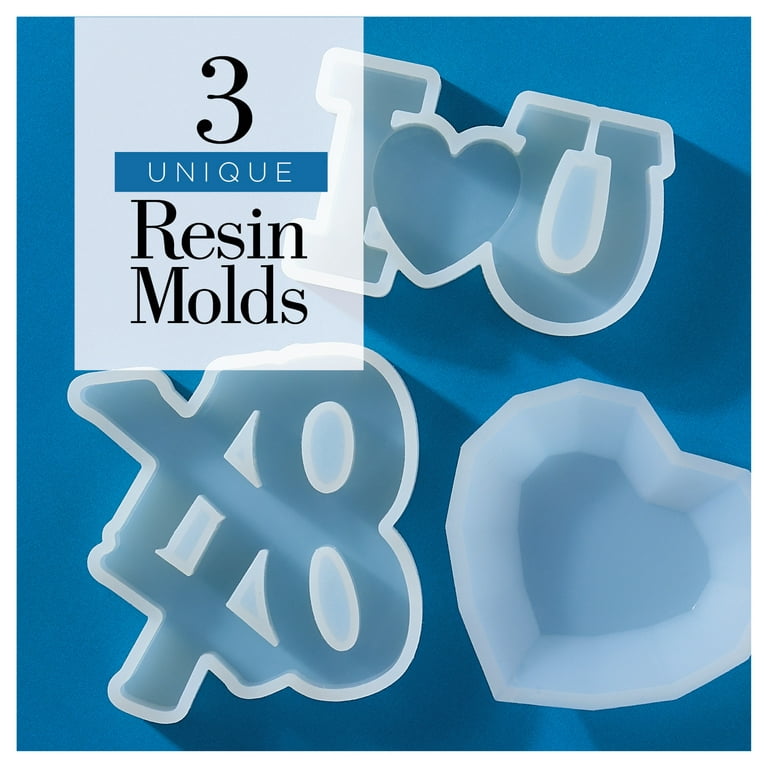 Mod Podge Silicone Resin Mold Set, Paper Weight, Set of 3