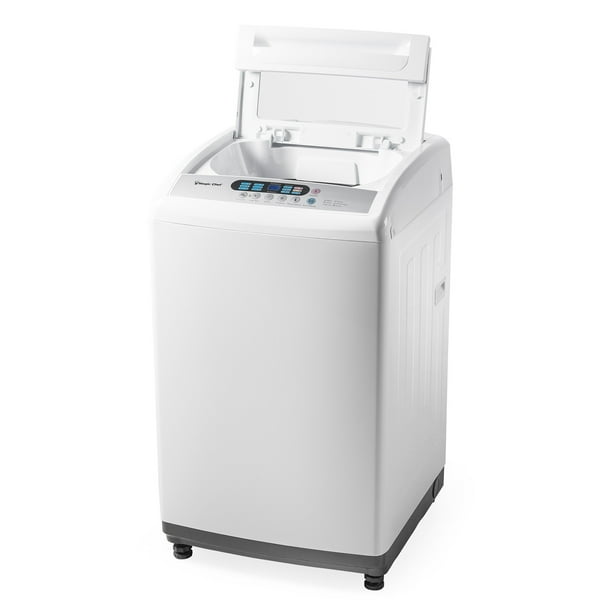 Magic Chef 1 6 Cu Ft Compact White Top Load Washing Machine Portable With Stainless Steel Tub Mcstcw16w4 The Home Depot