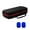 Blue, variant on Microphone Travel Case Storage Bag Wireless Mic Protective Box Shockproof Carrying Case with Sponge Windshield