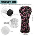 thumbnail image 6 of Yuyamidu Skull Golf Club Head Cover with Soft Lining Pink Bow Golf Club Cover Waterproof PU Leather Hybrid Fairway Driver Headcover Golf Gift for Golfers, 6 of 7