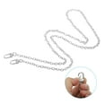 thumbnail image 3 of Uxcell 47 Inch Purse Chain Strap, Handbags Chains Shoulder CrossBody Replacement for Bags, Silver Tone, 3 of 5
