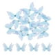 thumbnail image 1 of 20Pack Apliques de Mariposa de Malla Transparente, Parche de Mariposas de 50mm, Azul Claro, 1 of 7