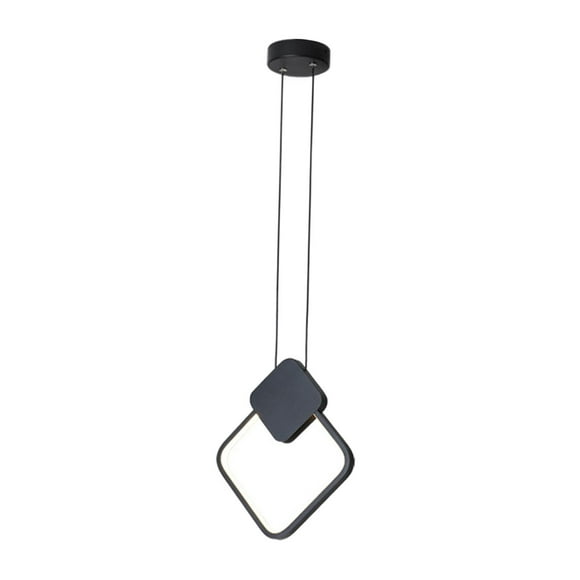 Lámpara decorativa de de luz colgante de techo de metal nórdico LED Rómbico Zulema Araña de noche