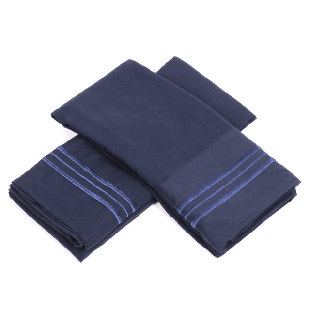 Funda de almohada Sweet Home Collection 1500 Series Standard Navy