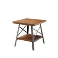 thumbnail image 4 of ACME Ikram Rectangular Wooden Coffee Table in Weathered Oak and Sandy Black, 4 of 10
