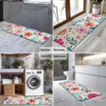 thumbnail image 2 of Pioneer Flower Floral Print Pattern Kitchen Rug Mat,Kitchen Runner Rugs Non Skid Washable,Decorative Kitchen Floor Mats for Kitchen,Sink,Laundry,17"X47", 2 of 5