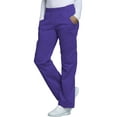 thumbnail image 3 of Cherokee Workwear Core Stretch Women's Scrubs Pant Mid Rise Pull-On Cargo 4005, 3 of 6