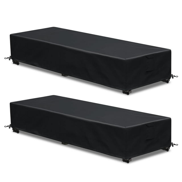 Fundas para Sillones de Patio GoldenRaindrop Impermeables Paquete de 2