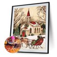 thumbnail image 2 of Wdftyju 5D DIY diamante pintura Navidad taladro redondo completo mosaico imagen (sz1315) Wdftyju 6fe4xw3xa5tx9kz3D01, 2 of 9