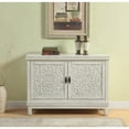thumbnail image 4 of Treasure Trove Galina Ash Wood Veneer 2-Door Cabinet in White, 4 of 6