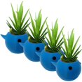 thumbnail image 1 of Maceta Decorativa 3D Escritorio BalleFlowyBlue 4 Pzs 6.5x11cm Azul No incluye Planta., 1 of 2