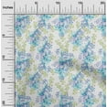 thumbnail image 2 of oneOone Viscose Chiffon Pale Yellow Fabric Floral Quilting Supplies Print Sewing Fabric By The Yard 42 Inch Wide, 2 of 4