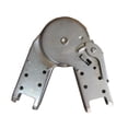 thumbnail image 1 of DYNWAVECA Échelle de Grenier Charnière de Remplacement 0-180 Degrés Réglable Boulons Légers Inclus Accessoires Pièces de Réparation DIY interface 55x20mm, 1 of 10