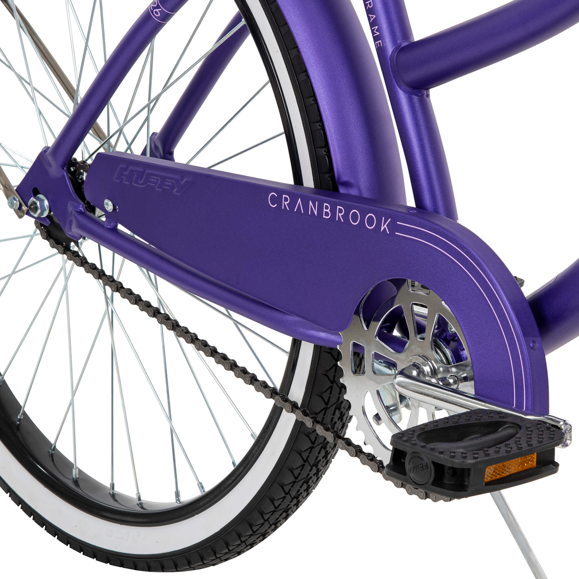 Huffy 26" Cranbrook Women's Beach Cruiser Bike, Purple - image 4 of 8