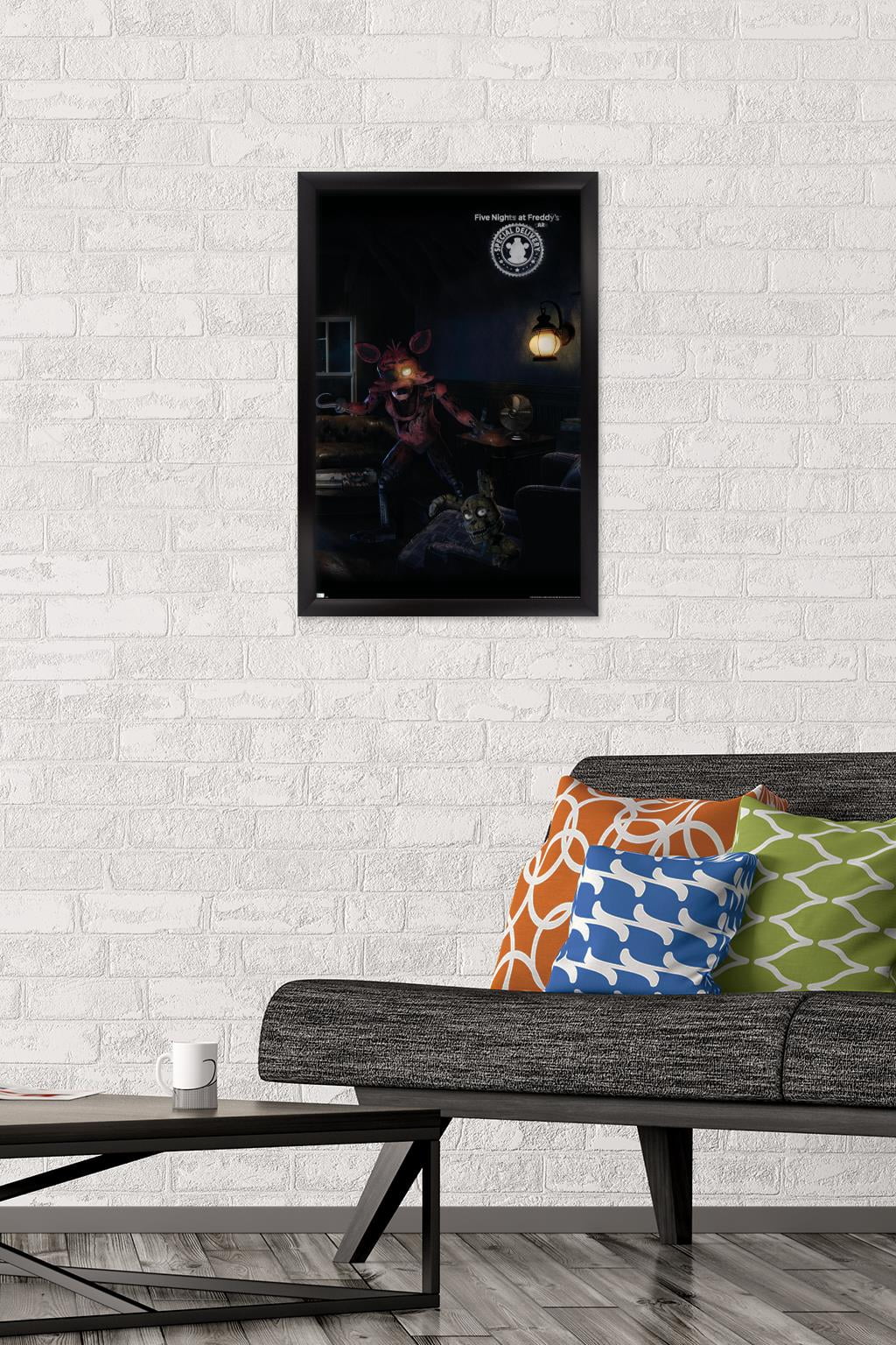 Five Nights at Freddy's: Special Delivery - Triptych 3 Wall Poster, 14.725" x 22.375", Framed