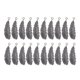 thumbnail image 1 of 20Pcs Colgantes de de Plumas de Aleación de Zinc para Joyería Fabricación de Accesorio el Cabello DIY Artesanías Gloria Encantos Colgantes Fabricación de joyas, 1 of 9