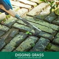 thumbnail image 2 of Crack Weeder, Crevice Weeding Tool, 10" Stainless Steel Manual Weeder, L-Shaped Side-Walk Puller Spatula, Grass Cutter Knife, Weeding Sickle for Garden Lawn Yard Patio Terrace Paving Moss, 2 of 6
