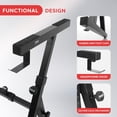 thumbnail image 3 of PYLE Support de Clavier – Support de Piano Universel Robuste Style Z, Hauteur et Largeur Ajustables, Très Robuste, Portable et Pliable D, 3 of 7