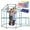 Blue, variant on SYNCFUN Fort Building Kit for Kids, Glow in The Dark Creative Construction Toy Kids Tunnel DIY STEM Toy Birthday Gift for Boys and Girls Aged 4-12
