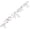 Style 2-Silvery, variant on Miallo Sparkling Bridal Hair Accessory Silver - Rhinestone Back Chain for Bride - Simple Crystal Headpiece for Women