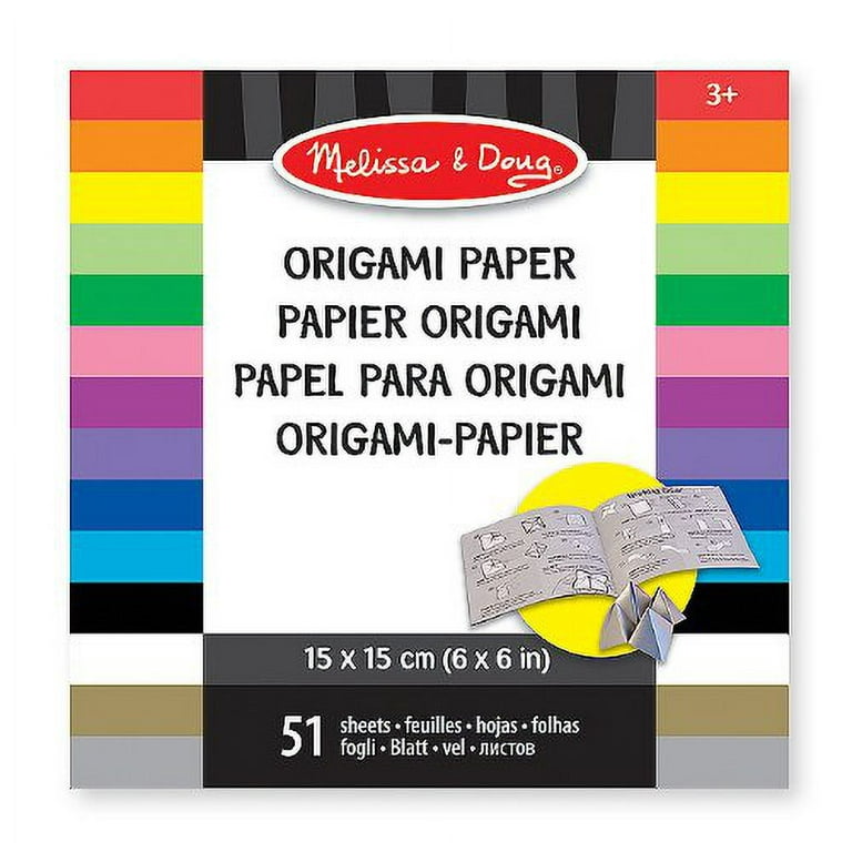 Melissa & Doug Origami Paper (6 inches x 6 inches) With 51 Sheets